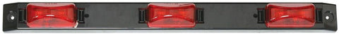 GG Grand General 87092 Black Plastic ID Bar w/ 3 Amber LED Marker Lights