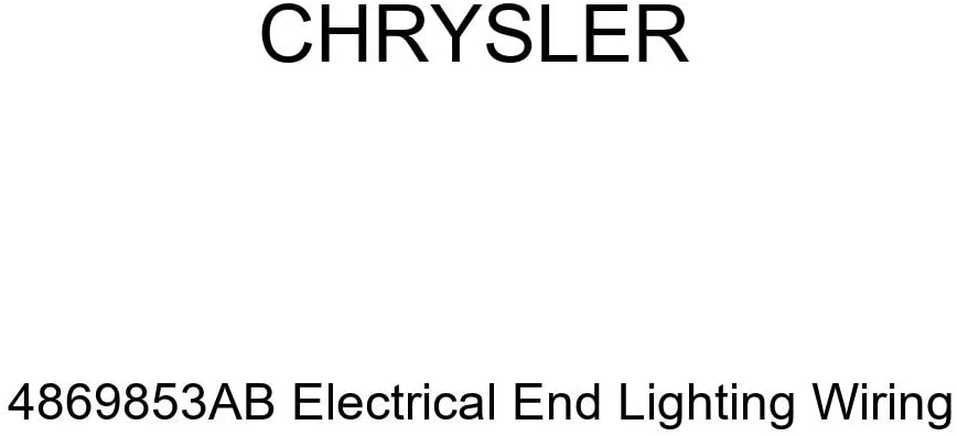 Genuine Chrysler 4869853AB Electrical End Lighting Wiring