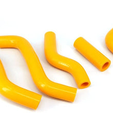 Motorcycle Yellow Reinforced Silicone Radiator Coolant Hoses Kit For Suzuki RMZ250 07-09