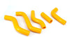 Motorcycle Yellow Reinforced Silicone Radiator Coolant Hoses Kit For Suzuki RMZ250 07-09