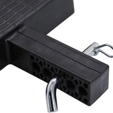 Juegoal Rear Bumper Protector, Vehicles Bumper Guard Hitch Step with Pin Lock and Stabilizer for Car and SUV