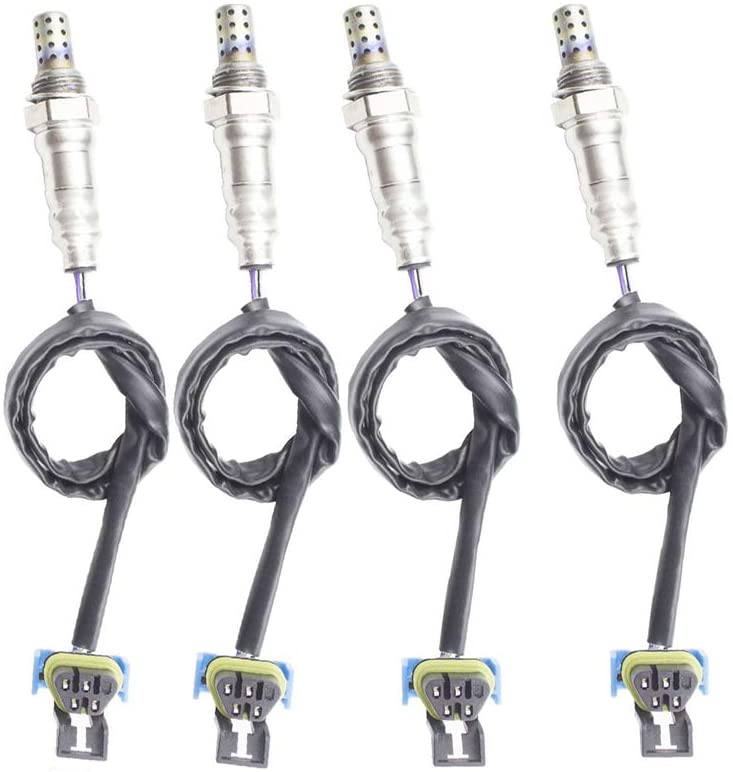 4x Oxygen O2 Sensor for 2009 2010 2011 GMC Acadia 3.6L Upstream + Downstream