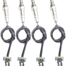 4x Oxygen O2 Sensor for 2009 2010 2011 GMC Acadia 3.6L Upstream + Downstream