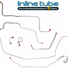 Compatible With 1971 CHEVY C10 GMC C15 2 WHEEL DRIVE POWER BRAKES BRAKE LINE SET KIT