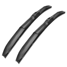 AutopartsMaster Windshield wiper blades Hybrid Front Window U wiper 24" + 19" Car Front Window Windshield wiper blades U J-hook NO.19515-3 (set of 2)