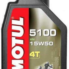 Motul 5100 4T Synthetic Ester Blend Motor Oil - 15W50 - 1qt. 3082QTA