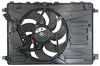 Rareelectrical NEW DUAL RADIATOR AND CONDENSER FAN COMPATIBLE WITH VOLVO V60 CROSS COUNTRY 15-17 313688673