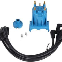 Ignition Tune Up Kit with Distributor Cap and Rotor and Spark Plug Wires Set Replacement for 3.0L 4cyl MerCruiser Engines Made by GM with Delco EST Ignition Systems - Replace 811635Q2, 816761Q14