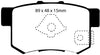 EBC Brakes DP41193/2R Yellowstuff Street and Track Brake Pad