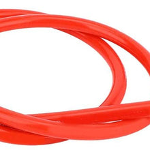 Car Ignition Cable, 8mm Silicone Spark Ignition Cable Wire Car Auto Accessory Replacements Part 1 Meter (Red)