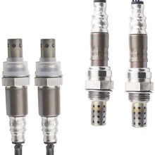 higherbro 4x Oxygen O2 Sensor for 2005-2006 Land Rover LR3; 2006-2009 Range Rover;2006 Range Rover Sport 4.0L/4.2L/4.4L Upstream + Downstream Upper Lower