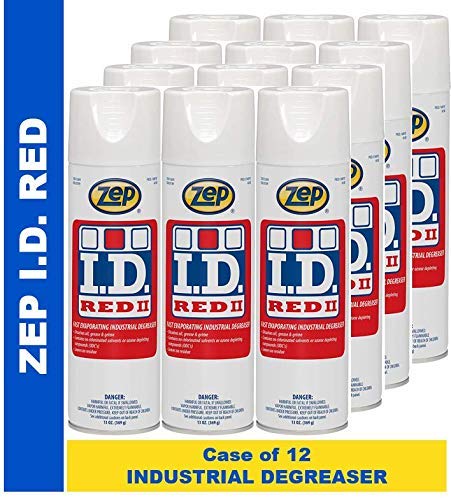 Zep I.D. Red II Solvent Degreaser 1049787 Aerosol (Case of 12) Fast Dry