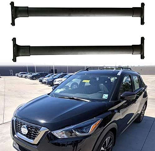 Lequer Cross Bars Crossbars Fits for Nissan Kicks 2018 2019 2020 2021 Baggage Carrier Luggage Roof Rack Rail Lockable Adjustable