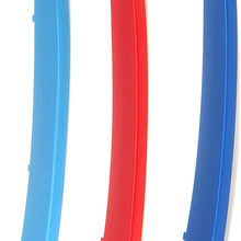 for 1 Serie E81 E82 E87 E88 2004-2011 M Colour Front Grille Grill Cover Insert Trim Clips (12 Grilles Sharp Angle)