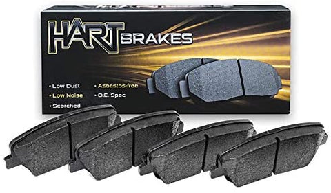 Front Hart Brakes Ceramic Series Brake Pad With Rubber Steel Rubber Shims