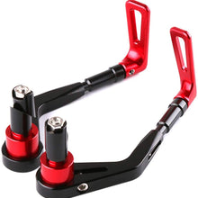 SZDASZ Motorcycle Hand Protection Universal Motorcycle Telescopic Adjustable Handguard(Orange)