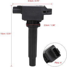 X AUTOHAUX PE01-18-100 Car Ignition Coil Replacement for Mazda 3 Grand Touring Hatchback 4-Door 2.5L 2018