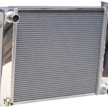 PRW 5401927 Aluminum Radiator with Polished End Tank and Top Cover for GM