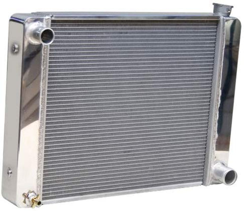 PRW 5401927 Aluminum Radiator with Polished End Tank and Top Cover for GM