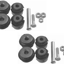 Pair Set 2 Front Susp Control Arm Bushing Kits Lemforder For MB W201 190D 190E