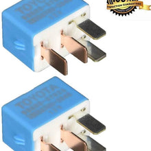 2 Pack 90987-02028 Air Conditioner Relay and HVAC Blower Motor Relay