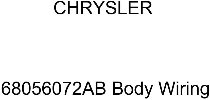 Genuine Chrysler 68056072AB Body Wiring