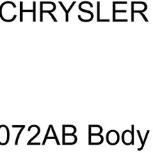 Genuine Chrysler 68056072AB Body Wiring
