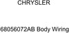 Genuine Chrysler 68056072AB Body Wiring