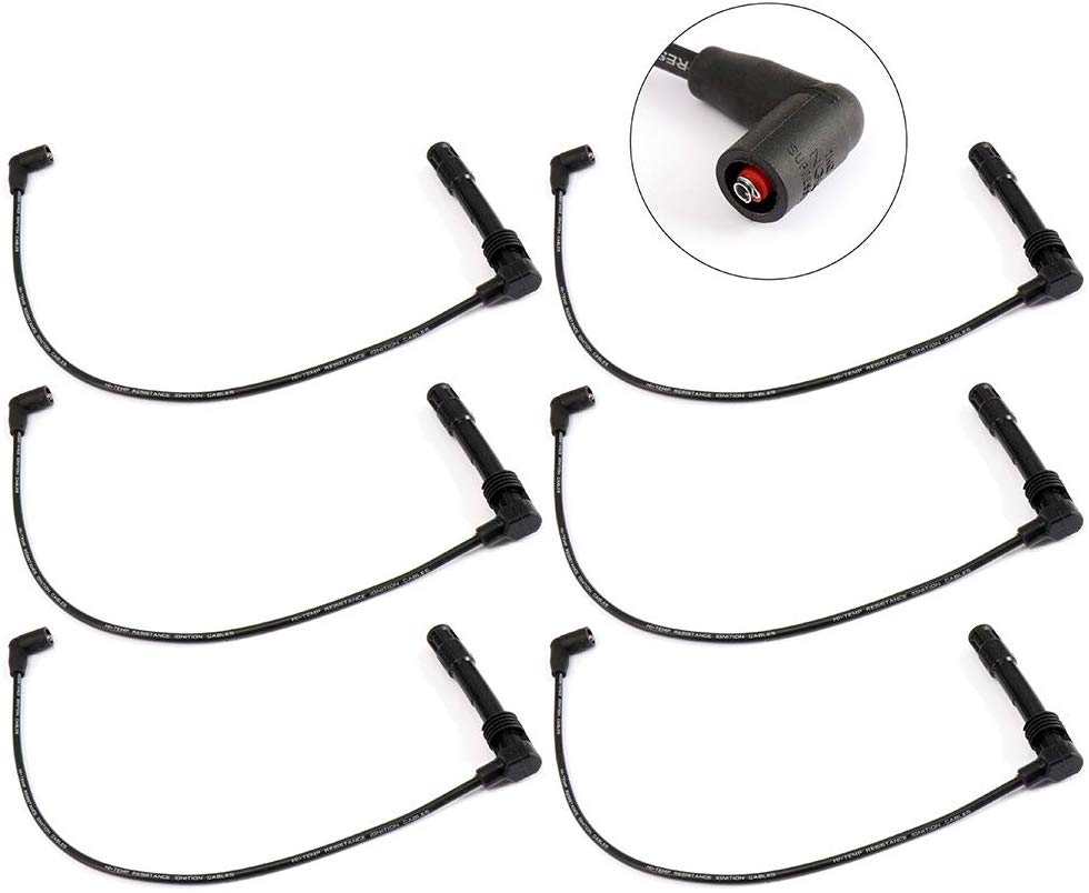 Aintier Aintier Brand New Ignition Wire Sets Replacement for Audi A4/ A4 Quattro/ A6/ A6 Quattro Volkswagen Passat 1997-2005 (Set of 6)