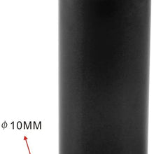 DEMOTOR PERFORMANCE Universal Radiator Coolant Aluminum Catch Tank Overflow Reservoir Black 800ml