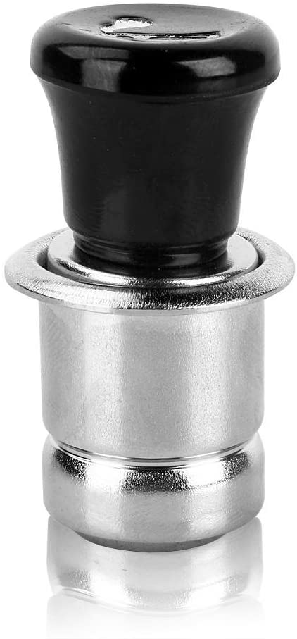 Car Auto Cigarette Lighter, Keenso 12V 20mm Cigarette Lighter Plug Push Button Replacement for Most Automotive Vehicles Black