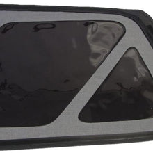 Sierra Offroad Jeep Wrangler TJ (1997-2006) Factory Style Soft Top with Tinted Windows, without Upper Doors (Denim Black)