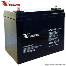 Vision 6FM75-X Battery