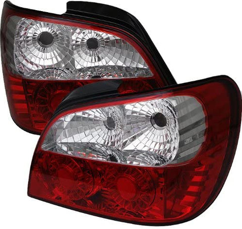 Spyder Auto Subaru Impreza Red Clear LED Tail Light