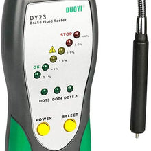 LANGYINH Automotive Brake Fluid Tester Goose Neck Detector Sound and Light Double Alarm,Support DOT3 DOT4 DOT 5 Auto Detector