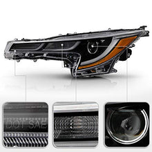 ACANII - For [L | LE Japan Built Model] 2020-2021 Toyota corolla Black LED Projector Headlights Headlamps Set Left+Right