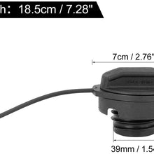 X AUTOHAUX Car Oil Engine Housing Fuel Gas Tank Cap Cover 1J0201553A for VW Beetle Jetta Golf