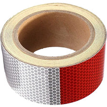 2" X 50 ft Reflective Safety Tape DOT Approved Red White For Trailers 2 Inch - Reflector Tape High Intensity Grade Trailer Trucks Auto Reflectors -Typhon East