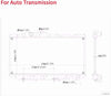 Automatic AT Aluminum/Plastic Radiator 1 Row For 1987-1991 Toyota Camry 2.0L L4