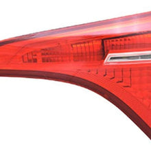 For Toyota Corolla Inner Tail Light 2017 2018 2019 Passenger Side XLE/XSE/SE w/LED For TO2803136 | 81580-02A60