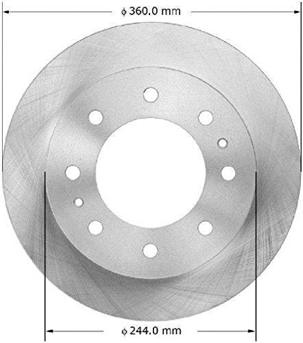 Bendix Premium Drum and Rotor PRT6075 Rear Brake Rotor