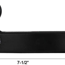 Towever 84172 Trailer Hitch Tri Ball Mount, Class 3/4 2 inches Tow Hitch, Black Powder Coated, Hollow Shank