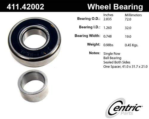 Centric Parts Axle Shaft Bearing Kit 411.42002