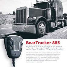 Uniden BEARTRACKER 885 Hybrid Full-Featured CB Radio + Digital TrunkTracking Police/Fire/Ambulance/DOT Scanner w/ BearTracker Warning System Alerts, 40-channel CB, 4-Watts power, 7-color display.