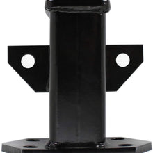 Quick Products QP-HS5839 Bolt-On Receiver Tube - 2", Black