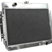 CoolingCare 4 Row Core Aluminum Radiator for Chevy Chevelle 1964-1967, Caprice 1966-68, Impala 1963-68