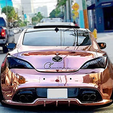 VViViD+ Rose Gold Conform Mirror Finish Chrome Vinyl Wrap Roll (1ft x 5ft)