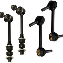 Detroit Axle - All (4) Front & Rear Stablizer Sway bar end links 10-Year Warranty for 1996-2002 Toyota 4Runner…
