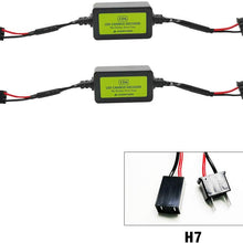 KOOMTOOM Canbus Decoder H7 Anti flicker Harness Resistor Led Headlight Bulb Warning Error Canceller Decoder For Volvo BMW 3 Series 318i 320i 325i 330i Jeep Grand Cherokee Ford Focus Sedan VW Touareg