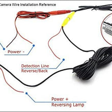 AupTech Car Rear View Camera with 12-LED for Jeep Wrangler JK only 2007-2017 Waterproof CCD Reversing Parking Backup Camera HD Night Vision NTSC Type with RCA Video Cable